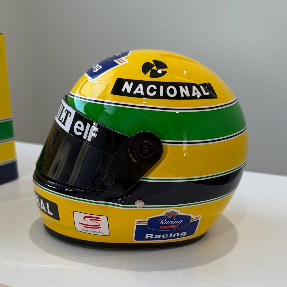 1994 Ayrton Senna 1:2 mini helmet Williams Renault Formula 1 F1 - Picture 4 of 6